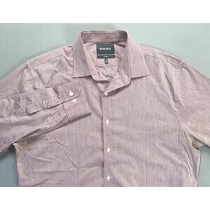 Bonobos Standard Fit Long Sleeve Button Front Sport Shirt. Purple, Men's L. EUC!